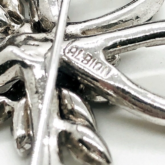 Vintage Signed Albion Rhinestone Brooch RARE - Picture 6 of 8